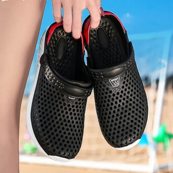 Unisex Fashion Beach Sandals Thick Sole Slipper Waterproof Anti-Slip Sandals Flip Flops for Women Men - Image 5