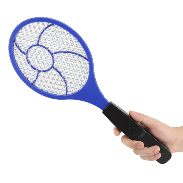3-Layer Safety Mesh Electric Fly Swatter – Battery-Powered Handheld Mosquito Zapper Racket – Cordless Bug and Flying Insect Killer for Indoor and Outdoor Use - Image 5