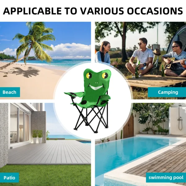S7 Star Heavy-Duty Mesh Beach Chair (Compact 58cm Height) - Image 5