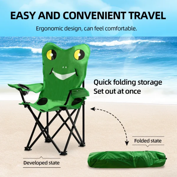 S7 Star Heavy-Duty Mesh Beach Chair (Compact 58cm Height) - Image 2