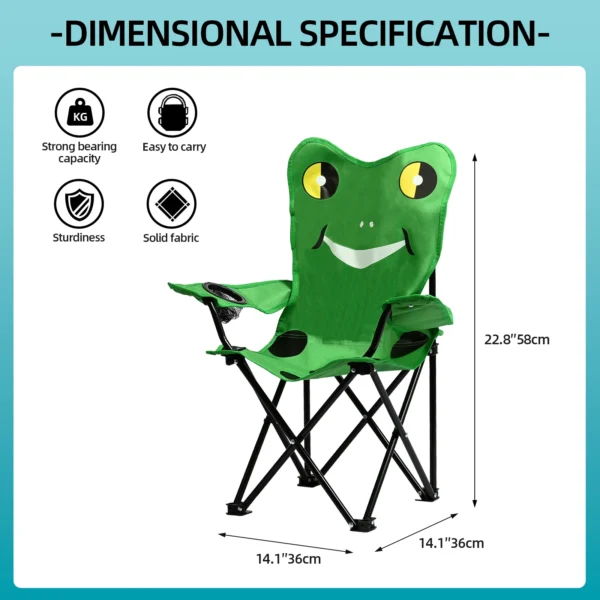 S7 Star Heavy-Duty Mesh Beach Chair (Compact 58cm Height) - Image 7