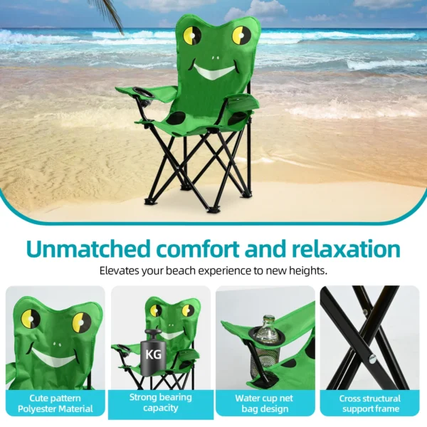 S7 Star Heavy-Duty Mesh Beach Chair (Compact 58cm Height) - Image 4