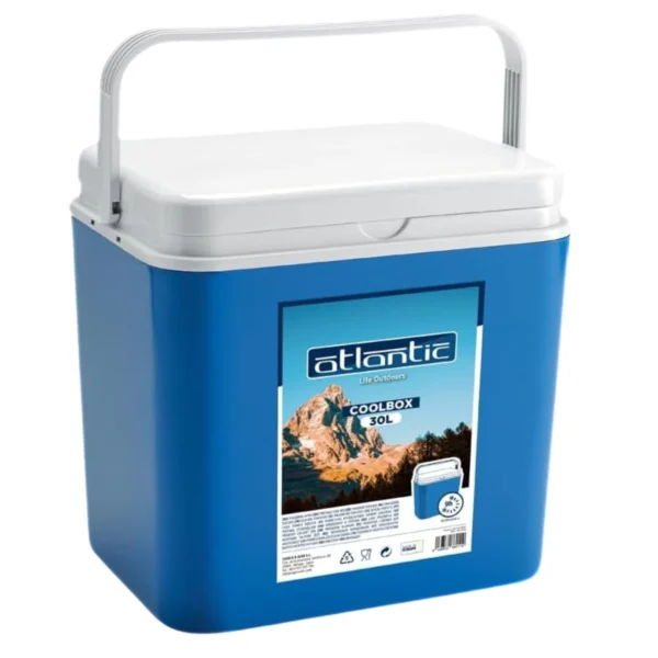 Atlantic Electric Cool Box – Blue Portable Thermal Refrigerator for Camping & Beach (10L, 18L, 24L, 30L) - Image 7