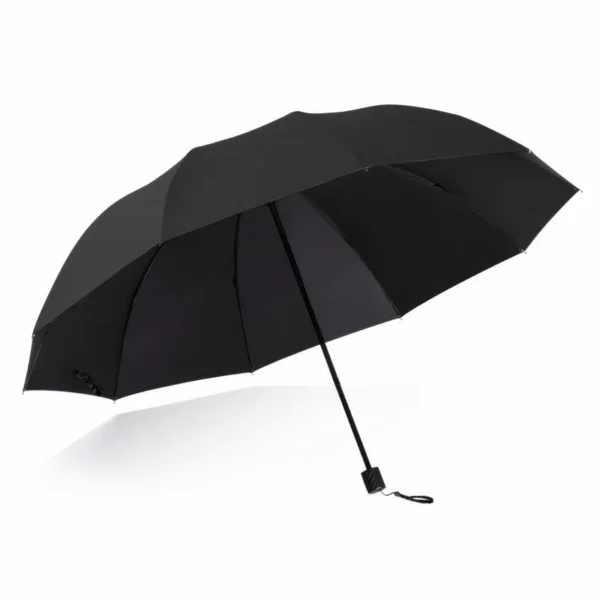 Oversized 130cm Compact Beach & Travel Umbrella | Heavy-Duty Windproof Parasol - Image 2