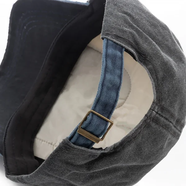 Distressed Washed Cotton Baseball Cap | Retro Motorcycle Snapback Hat for Men & Women - Image 6
