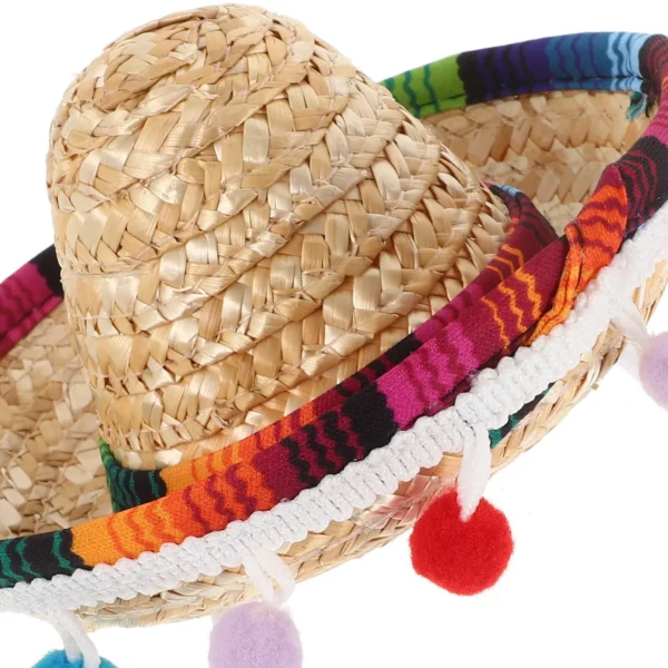 Mini Mexican Hat Small Sombrero Kids Party Hat Carnival Celebration Birthday Mexican Fiesta Party Supplies Sombrero Hats - Image 5